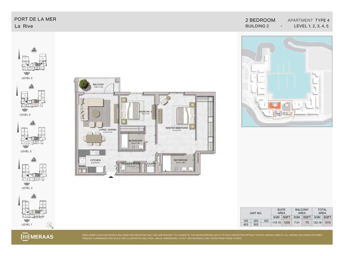 Type 4 - Unit 103,203,303,403,503